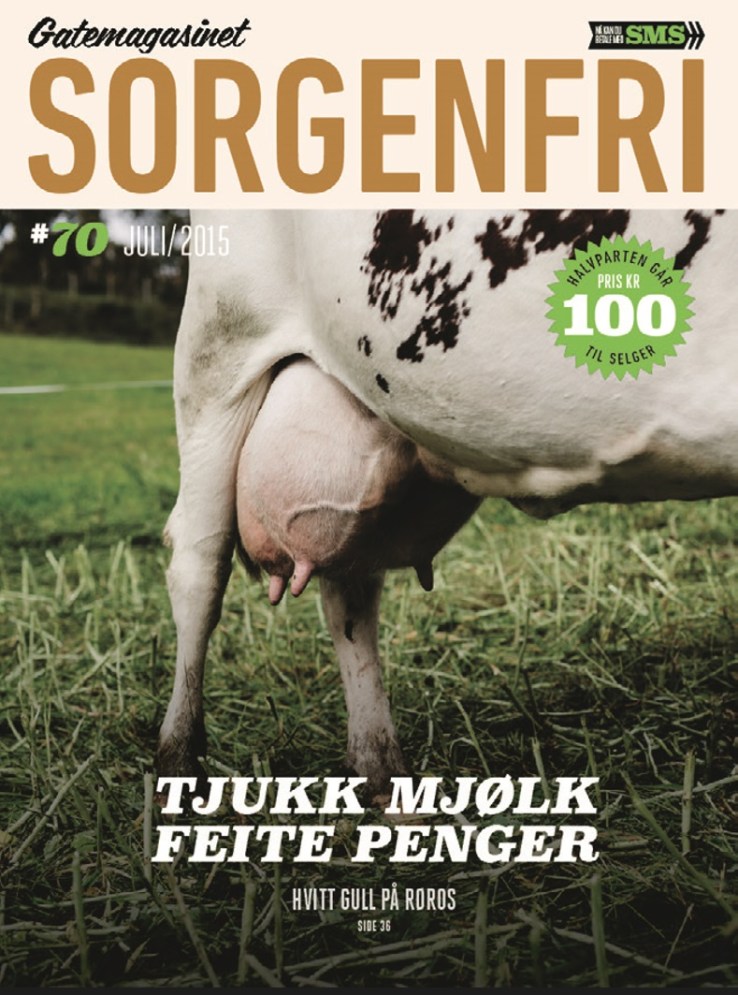 Tjukkmjølk, Sorgenfri, forside